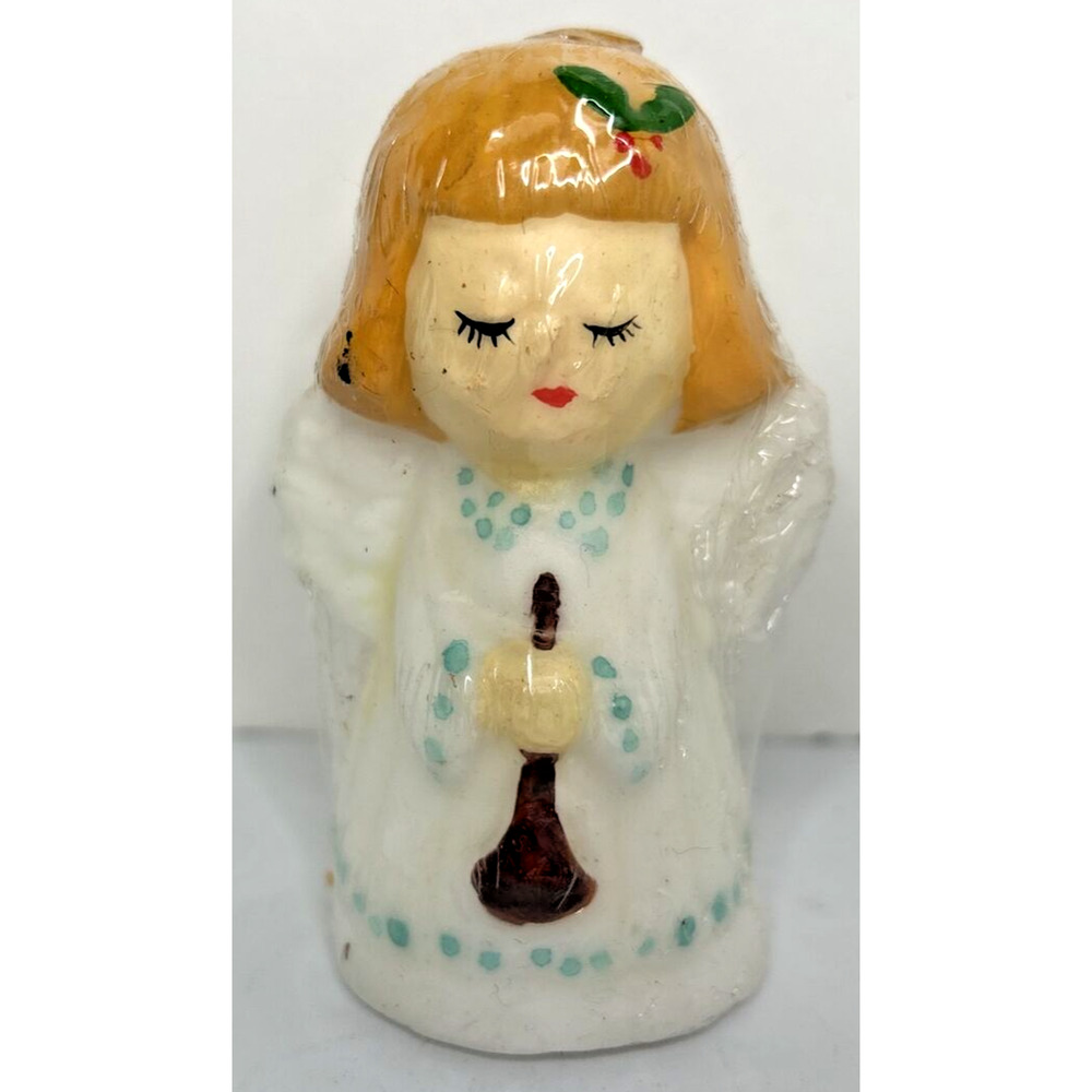 Vintage Christmas Angel Candle New in Packaging 3.5" SKU H289